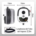 Generatore di Vapore Portatile Manuale | Sanificatore Ecologico per Cucina, Bagno e Auto