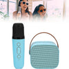 Set Karaoke Portatile Bluetooth | Mini Cassa Wireless con Cinghia e Microfono Senza Fili per Feste in Casa, Regalo per Bambini e Adulti