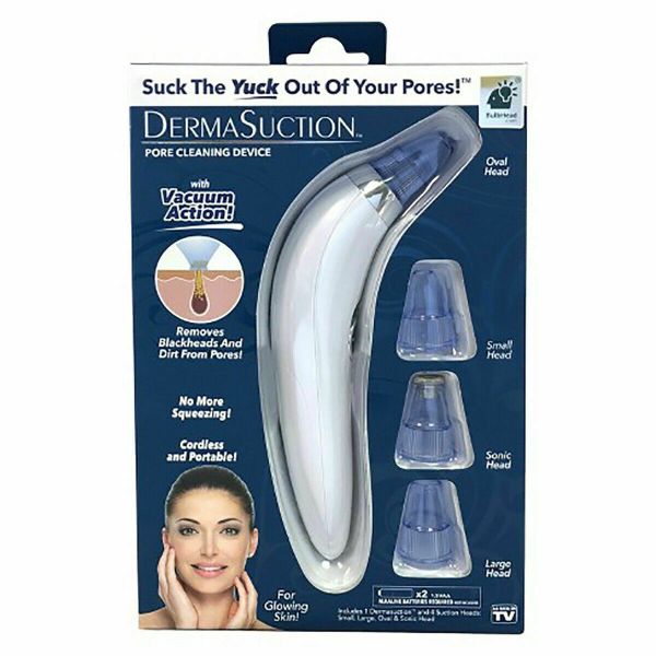 Aspiratore Punti Neri DermaSuction | Pulizia Viso Elettrica e Pori Ostruiti