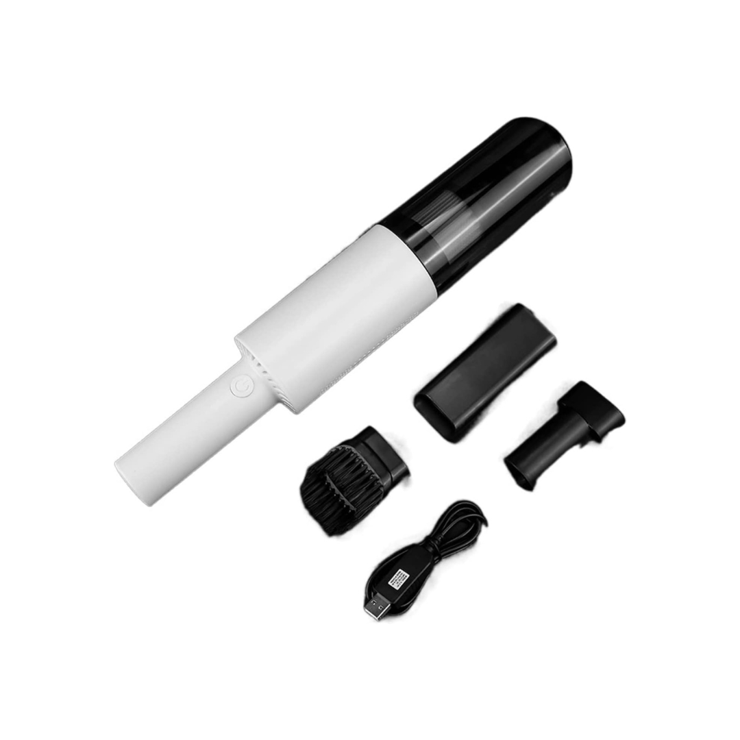 Mini Aspirapolvere per Auto Ricaricabile | Aspirabriciole Portatile con Accessori