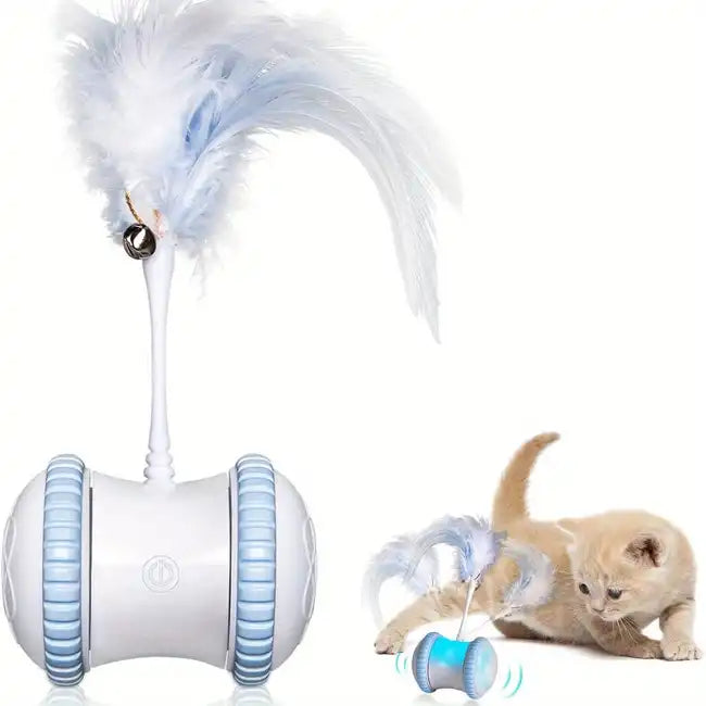 Robot Intelligente per Gatti | Gioco Automatico con Ruote e Piume