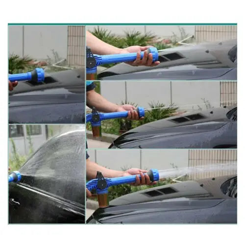 Pistola per Canna da Giardino 8 Getti con Dispenser | Lancia per Irrigazione e Auto