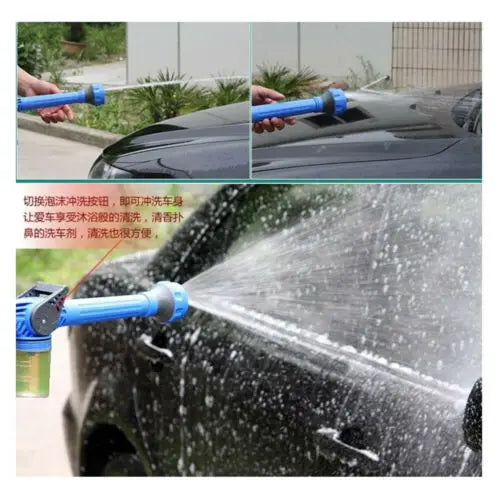 Pistola per Canna da Giardino 8 Getti con Dispenser | Lancia per Irrigazione e Auto
