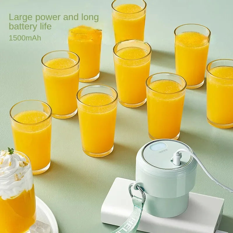 Frullatore Portatile e Borraccia SUPOR 2-in-1: Mini Smoothie Maker USB con Doppio Tappo