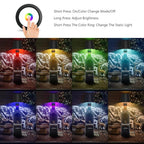 Lampada per Bottiglia a LED RGB Cordless: Paralume Ricaricabile Touch per Tavolo