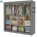 Armadio in Tessuto TNT Salvaspazio 130x75x45 | Guardaroba Pieghevole da Campeggio