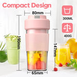Mini Frullatore Portatile Ricaricabile USB: Smoothie Maker da Viaggio e Sport