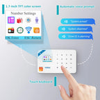 Centralina Allarme Casa Wireless KERUI Tuya: Antifurto Wi-Fi + GSM con Schermo LCD