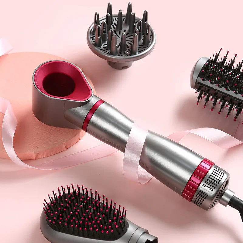 Styler per Capelli Multifunzione 5 in 1: Spazzola Asciugacapelli e Diffusore Ricci