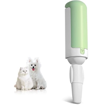 Spazzola Levapeli Animali Riutilizzabile - Rullo Togli Peli Gatto e Cane Portatile, Spazzola Rimuovi Peli per Vestiti, Divani, Sedili Auto e Tappeti, Soluzione Lavabile Ecologica Senza Fogli Adesivi
