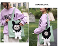 Borsa Trasportino Gatto in Tela con Finestra a Oblò e Guinzaglio di Sicurezza - Tote Bag Porta Animali Morbida e Traspirante per Viaggio e Passeggiate