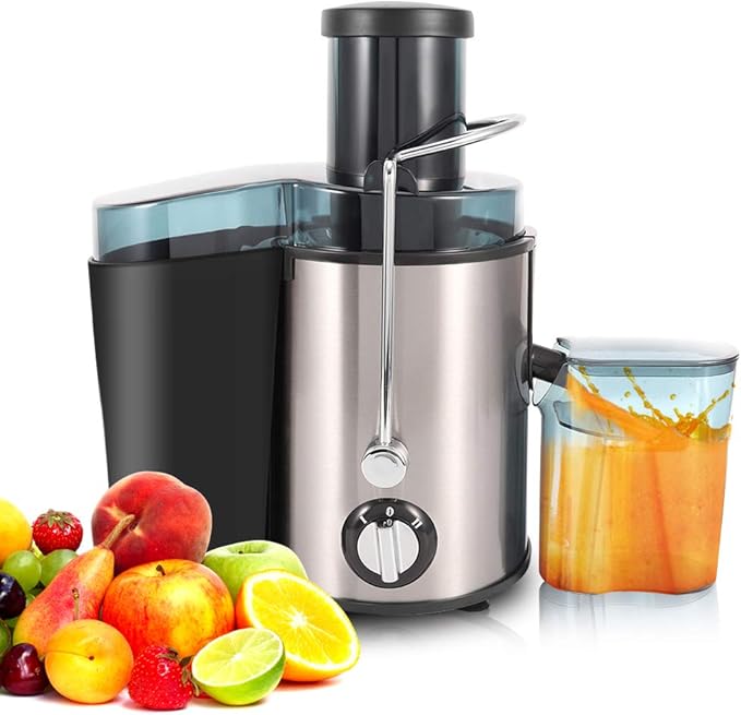 Frullatore | Centrifuga per Frutta e Verdura in Acciaio Inox: Estrattore Succhi Professionale