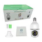 Telecamera Wi-Fi a Lampadina E27 5G: IP Camera Motorizzata 360° con LED Notturni