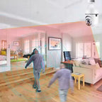 Telecamera Wi-Fi a Lampadina E27 5G: IP Camera Motorizzata 360° con LED Notturni