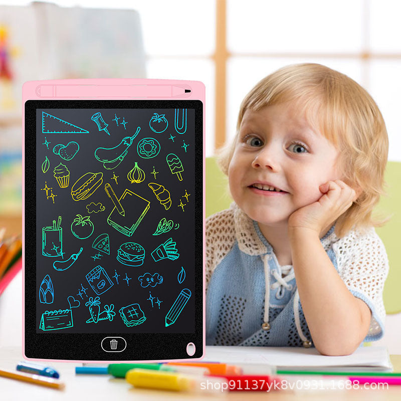 Tablet da Scrittura LCD 12 Pollici, Lavagna Digitale per Bambini, Tavoletta Grafica Portatile Disegno