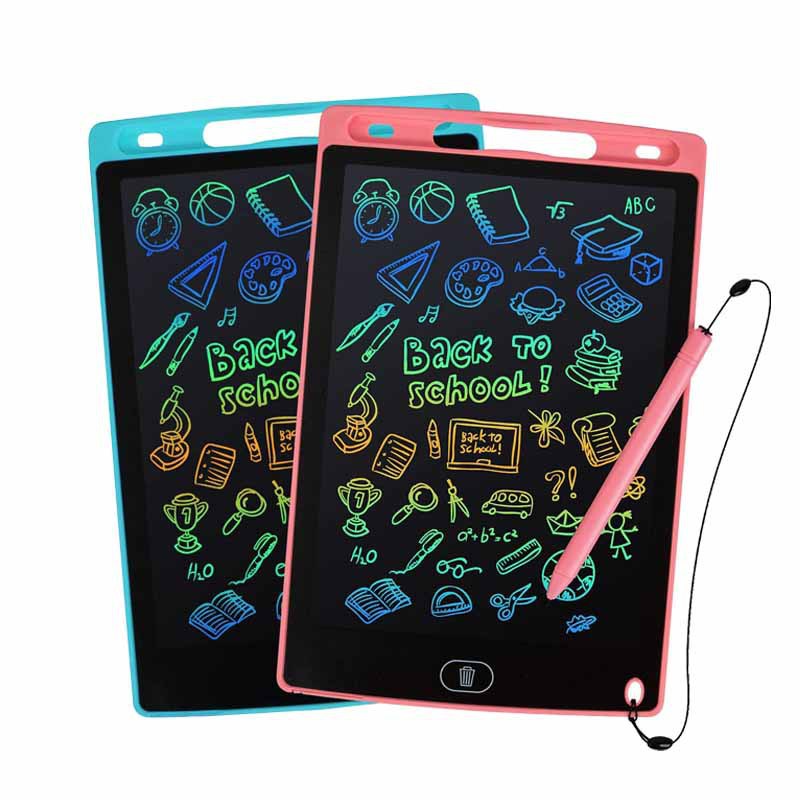 Tablet da Scrittura LCD 12 Pollici, Lavagna Digitale per Bambini, Tavoletta Grafica Portatile Disegno