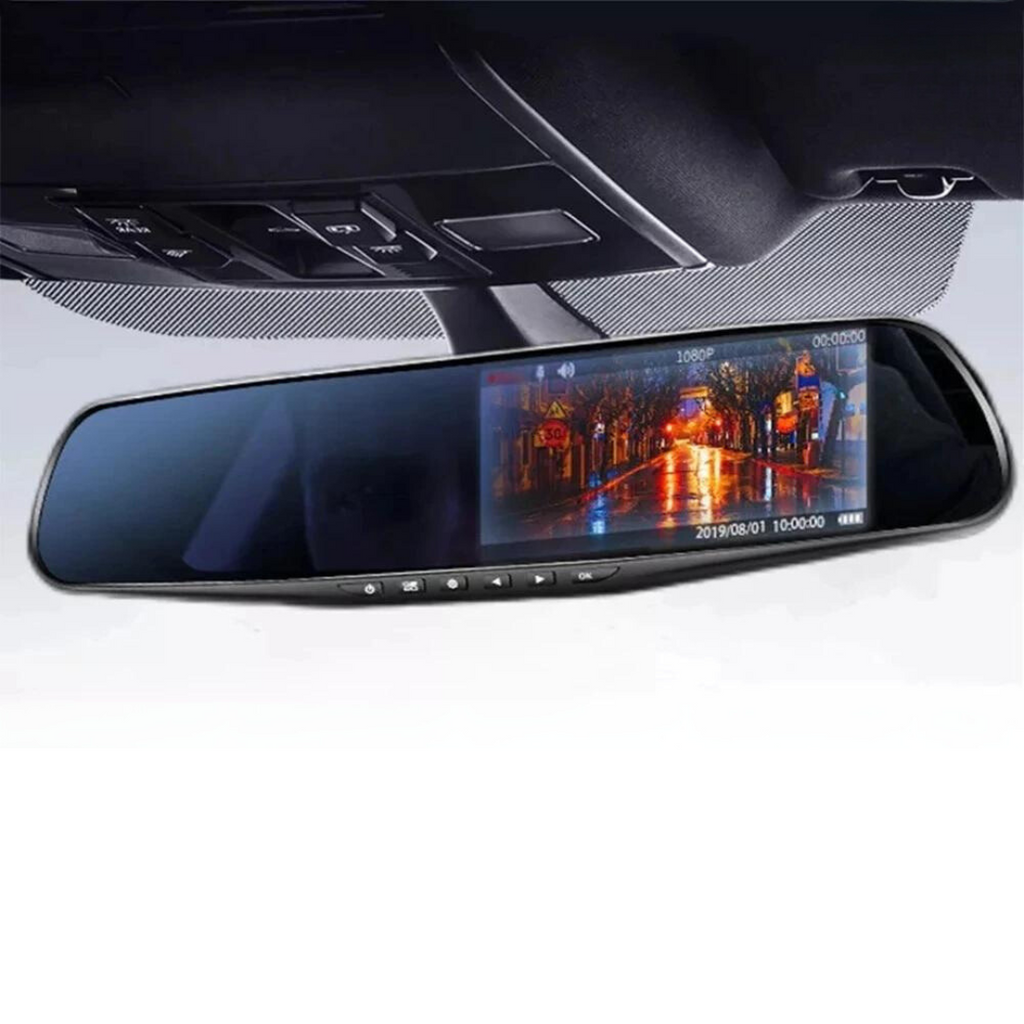 Specchietto Smart con Telecamera Integrata | Dash Cam Auto Invisibile con Display