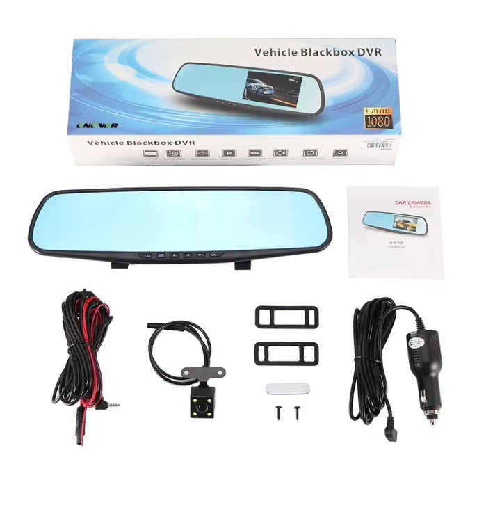 Specchietto Smart con Telecamera Integrata | Dash Cam Auto Invisibile con Display