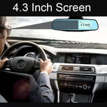 Specchietto Smart con Telecamera Integrata | Dash Cam Auto Invisibile con Display