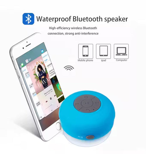 Altoparlante Bluetooth da Doccia Neuftech: Speaker Impermeabile con Ventosa e VivaVoce