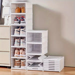 Organizer per Sneaker e Scarpe da Collezione | Scatole Trasparenti Impilabili per Armadio