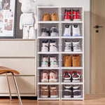 Organizer per Sneaker e Scarpe da Collezione | Scatole Trasparenti Impilabili per Armadio