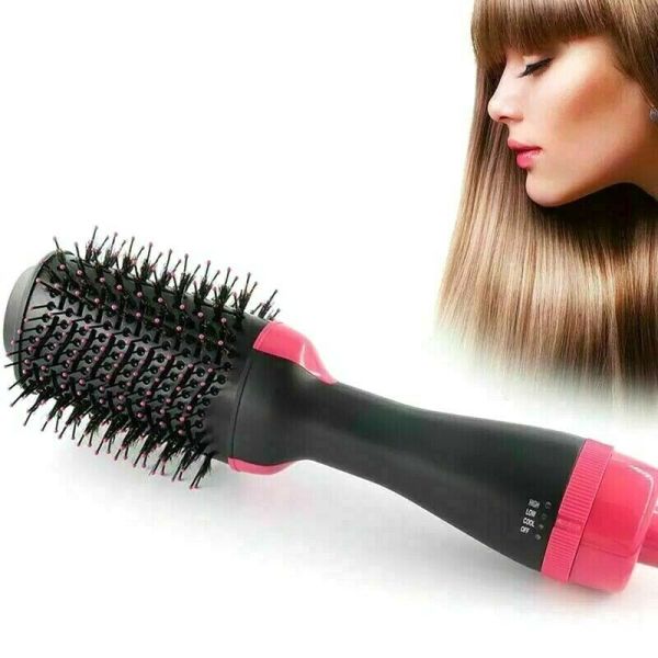 Spazzola Asciugacapelli Volumizzante One-Step: Spazzola ad Aria Calda Lisciante e Modellante