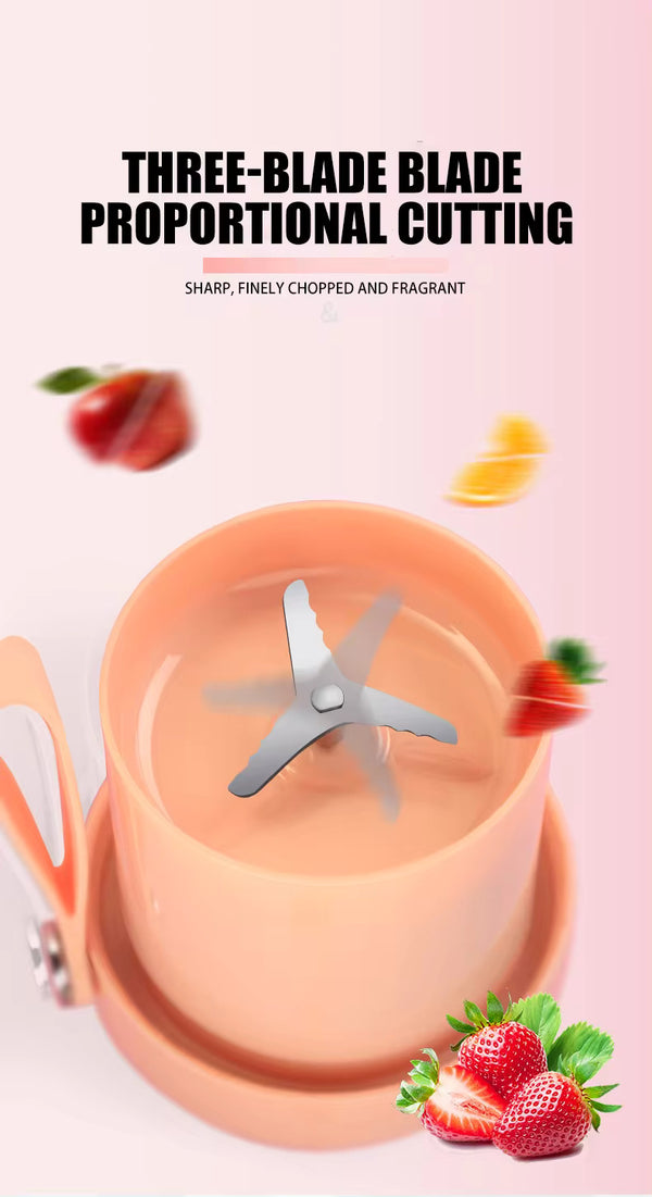 Mini Frullatore Portatile Ricaricabile USB: Smoothie Maker da Viaggio e Sport