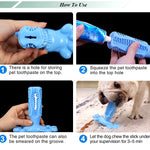 Spazzolino da Denti Giocattolo per Cani in Gomma Naturale Ultra-Resistente