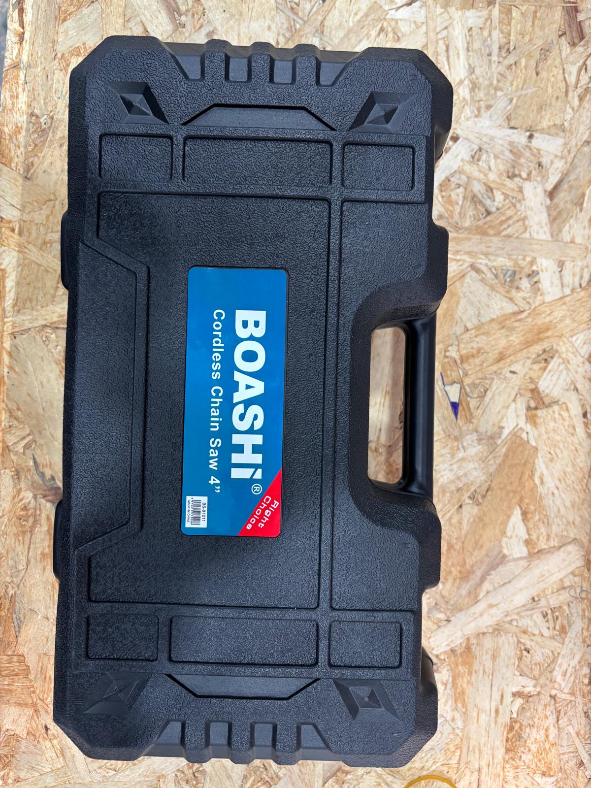 Mini Motosega a Batteria BOASHI: Potatore Elettrico Cordless con 2 Batterie e Valigetta