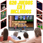 Retro Console Classica Mini | 620 Giochi Vintage 8-Bit e 2 Controller