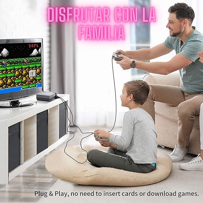 Retro Console Classica Mini | 620 Giochi Vintage 8-Bit e 2 Controller
