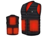 Gilet Riscaldato Elettrico USB: Smanicato Termico Impermeabile a 4 Zone di Calore