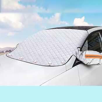 Copertura Parabrezza Auto Magnetica: Telo Antigelo Invernale e Parasole Termico 4 Strati
