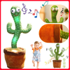 Cactus Ballerino Parlante e Interattivo | Peluche che Ripete la Voce con LED