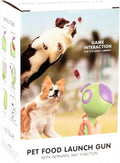 Lanciatore di Snack Meccanico per Animali Domestici | Gioco Interattivo con Puntatore Luce