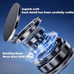 Supporto Magnetico per Auto e Superfici con Ventosa ad Assorbimento a Vuoto e Rotazione 360°
