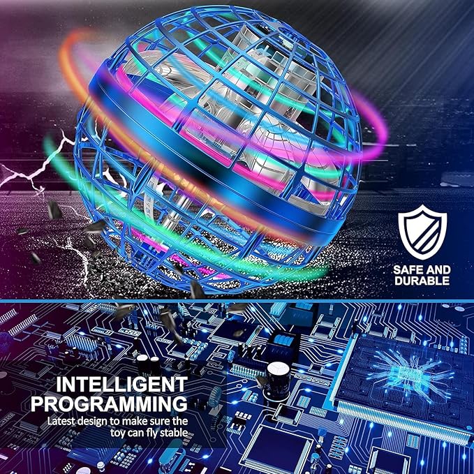 Palla Volante Magica Flying Orb | Sfera LED Effetto Boomerang e Luci RGB [Image Context]