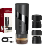 Macchina da Caffè Espresso Portatile USB: Caffettiera da Viaggio con Tazza in Vetro