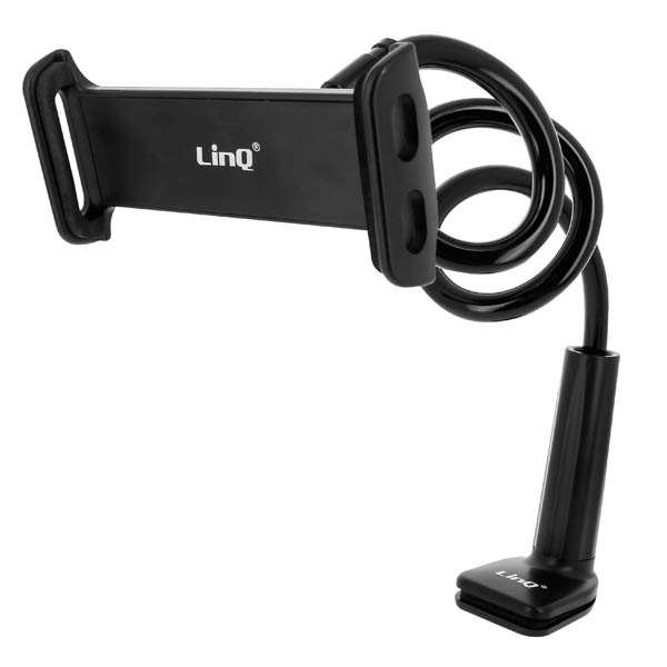 Supporto Cellulare da Letto e Scrivania | Braccio Orientabile 360° con Morsa a Clip