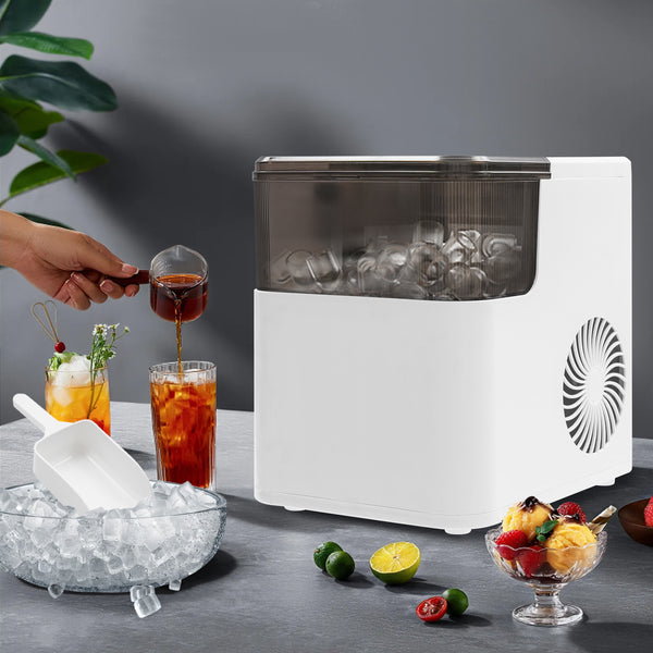 Macchina per il Ghiaccio Elettrica Portatile: Fabbricatore Domestico con Display LED