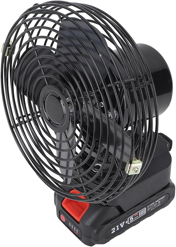 Ventilatore Industriale da Lavoro con Batteria al Litio | Soffiatore Orientabile da Officina
