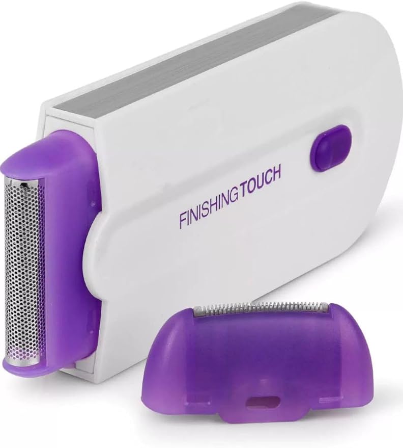 Epilatore Viso Donna Istantaneo a Micro Lame | Rasoio Elettrico Portatile Indolore per Baffetti, Zona Bikini, Gambe e Ascelle con Sensore di Contatto