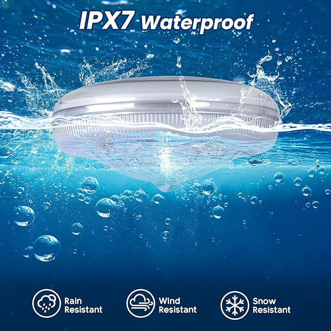 Luci Solari Galleggianti per Piscina LED RGB | Lampade Impermeabili IP68