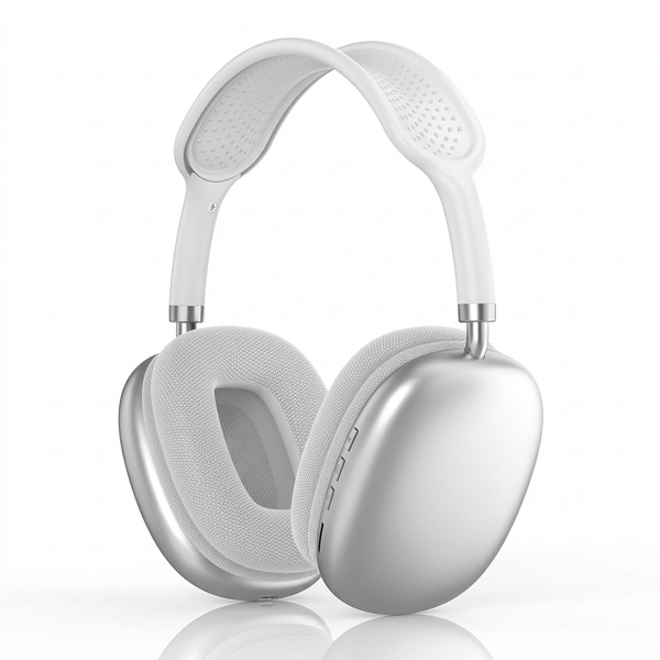 Cuffie Wireless Over-Ear Bluetooth Premium | Cuffie Senza Fili con Audio Hi-Fi, Archetto Traspirante e Padiglioni in Tessuto Mesh per iOS e Android