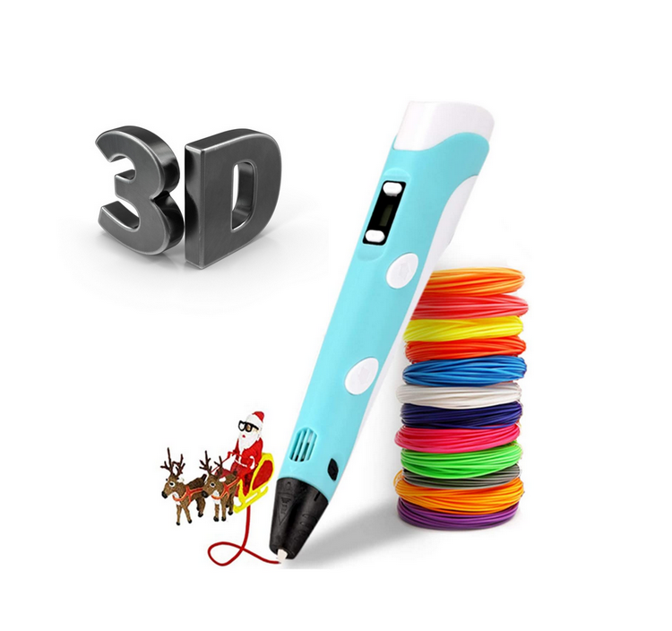 Penna per Stampa 3D Intelligente | Kit Disegno 3D con Display LCD e Filamenti