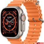 Orologio Fitness Z66 Ultra Serie 8 | Smartwatch Sportivo con Contapassi e Notifiche | Arancione