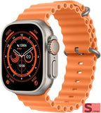 Orologio Fitness Z66 Ultra Serie 8 | Smartwatch Sportivo con Contapassi e Notifiche | Arancione