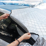 Copertura Parabrezza Auto Magnetica: Telo Antigelo Invernale e Parasole Termico 4 Strati