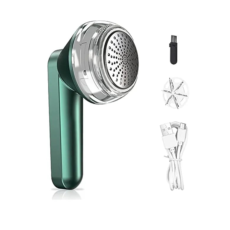 Levapelucchi Elettrico Ricaricabile USB - Rasoio per Tessuti Professionale con Lama di Ricambio, Rimuovi Pelucchi e Pallini Portatile per Maglioni di Lana, Vestiti, Divani e Coperte